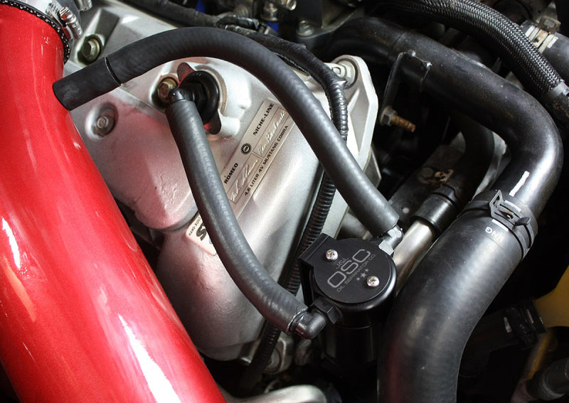 J&L 3018P-B FITS 99-04 Ford Mustang SVT Cobra Passenger Side Oil Separator 3.0Black Anodized