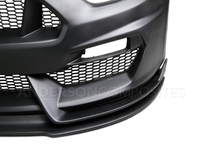 Anderson Composites AC-FB15FDMU-GR-GF FITS 15-16 Ford Mustang GT350 Style Fiberglass Front Bumper w/ Front Lip