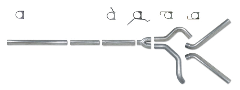 Diamond Eye Performance K4236A-RP -  -Diamond Eye KIT 4in CB MFLR RPLCMENT PIPE DUAL AL: 2004.5-2007.5 DODGE CUMMINS 600