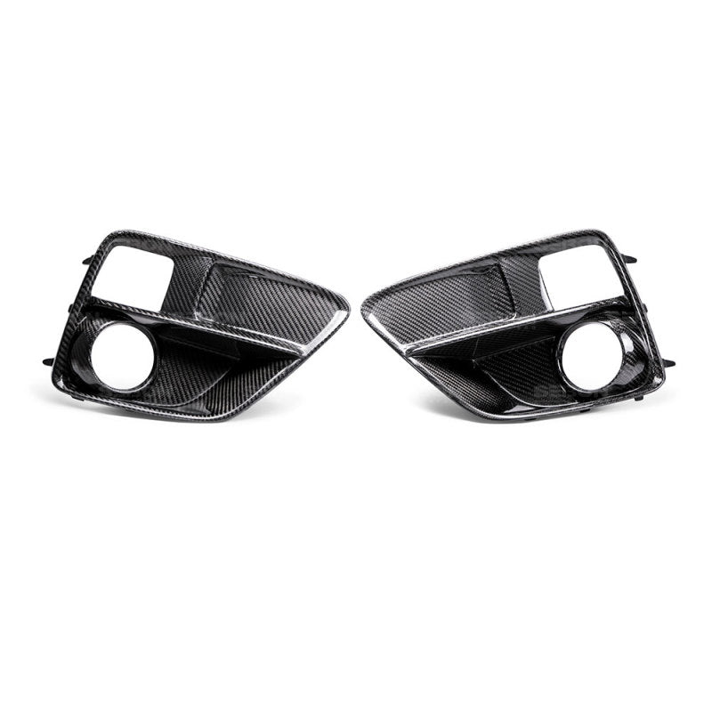 Seibon FLS15SBIMP FITS 15-17 Subaru Impreza WRX/STi Carbon Fiber Fog Light Surrounds (pair)