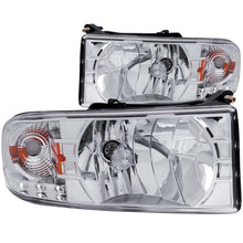 Load image into Gallery viewer, ANZO 111206 FITS: 1994-2001 Dodge Ram Crystal Headlights Chrome w/ LED