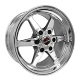 Race Star 93-745842B - 93 Truck Star 17x4.50 6x5.50bc 1.75bs Direct Drill Gloss Black Wheel