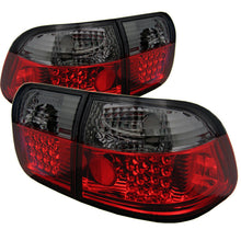 Load image into Gallery viewer, SPYDER 5005038 - Spyder Honda Civic 96-98 4Dr LED Tail Lights Red Smoke ALT-YD-HC96-4D-LED-RS