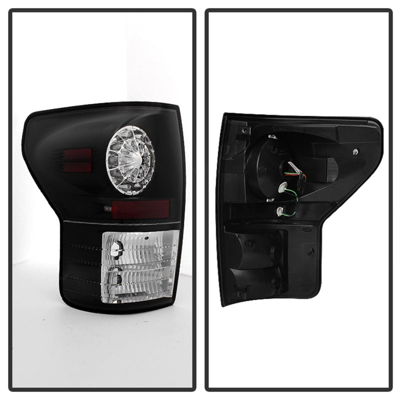 SPYDER 5029584 - Spyder Toyota Tundra 07-13 LED Tail lights Black ALT-YD-TTU07-LED-BK