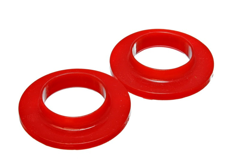 Energy Suspension 9.6118R - Universal 2 1/8in ID 3 3/4in OD 3/4in H Red Coil Spring Isolators (2 per set)