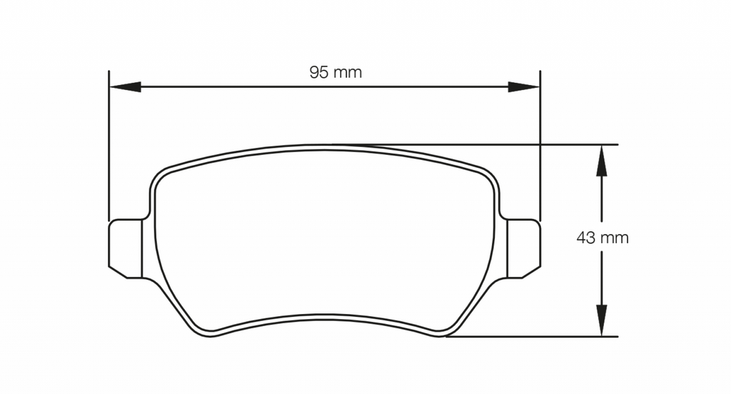 Pagid Racing 8185 RSL19 Compound Brake Pads