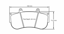 Load image into Gallery viewer, Pagid Racing 2564 RSL1 Compound Brake Pads