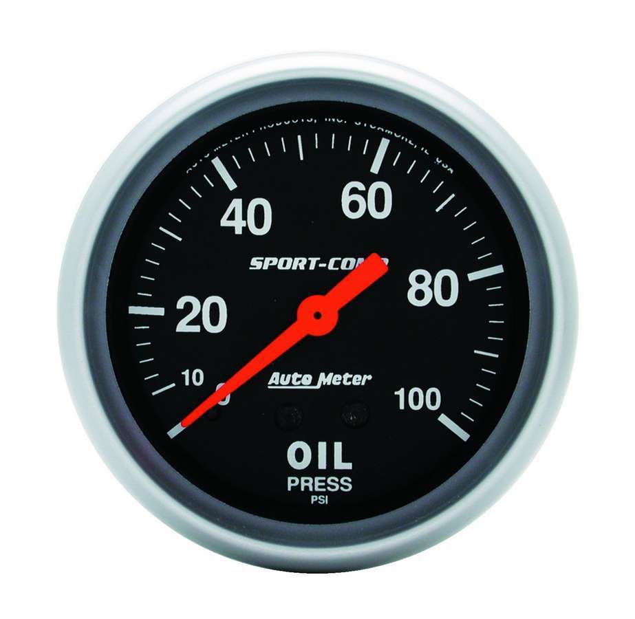 AutoMeter 3421  -  0-100 Oil Pressure Gauge