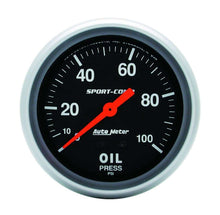 Load image into Gallery viewer, AutoMeter 3421  -  0-100 Oil Pressure Gauge