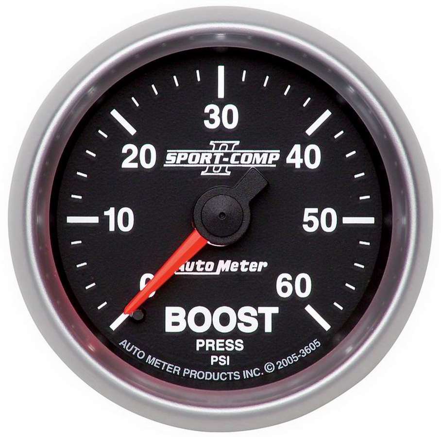 AutoMeter 3605  -  2-1/16in S/C II Boost Gauge 0-60psi