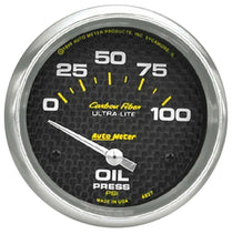 Load image into Gallery viewer, AutoMeter 4827  -  C/F 2-5/8in Oil Pressure Gauge 0-100PSI