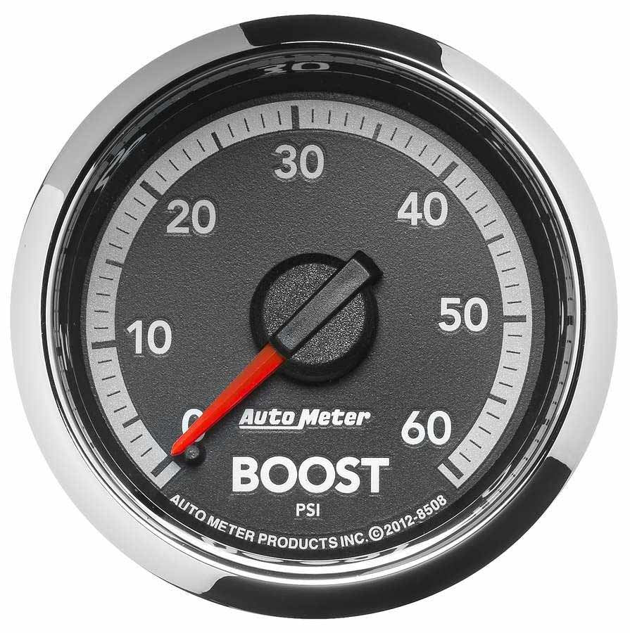 AutoMeter 8508  -  2-1/16  Boost Gauge 0-60 PSI Dodge Diesel