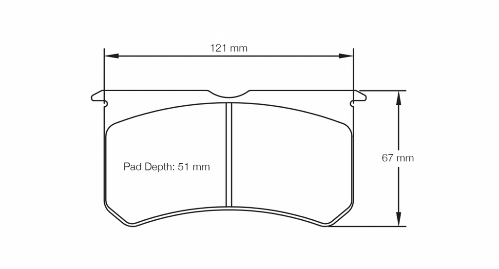 Pagid Racing 2206 RST3 Compound Brake Pads