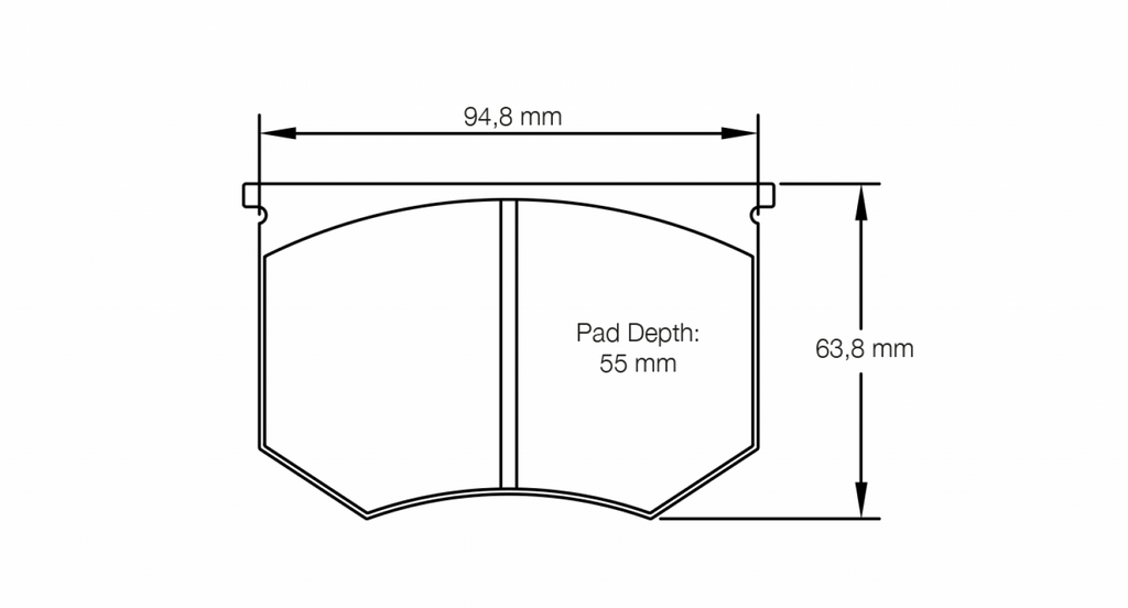 Pagid Racing 4508 RSH29E Compound Brake Pads