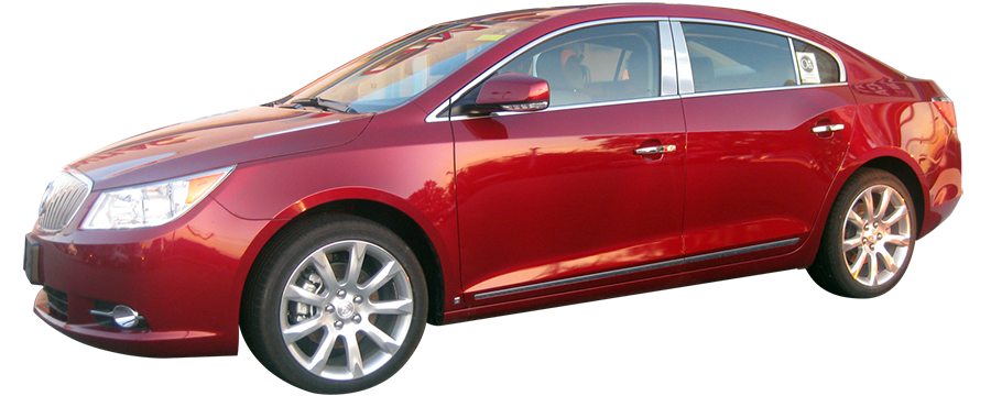 QAA Chrome Mirror Covers For 2010-2012 Buick LaCrosse - 4-door Sedan
