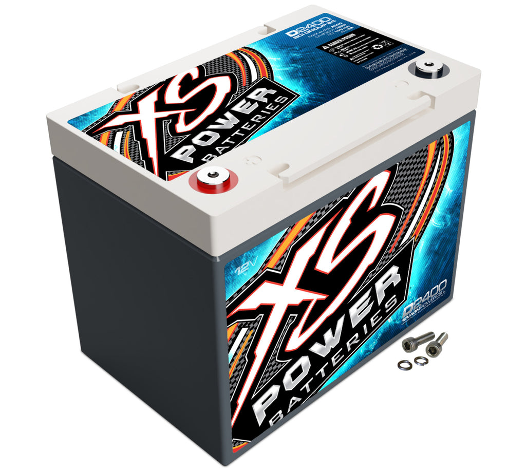 XS Power Batteries 12V AGM D Series Batteries - M6 Terminal Bolts Included 3500 Max Amps