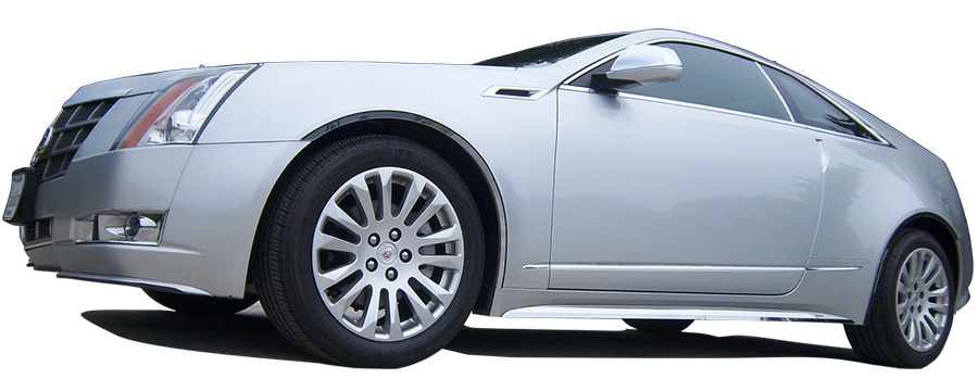 QAA Chrome Molding Inserts For 2011-2014 Cadillac CTS Coupe - 2-door Coupe