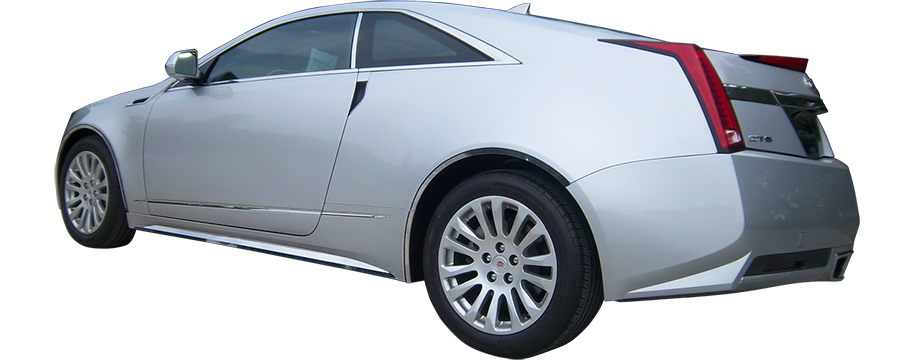 QAA Chrome Molding Inserts For 2011-2014 Cadillac CTS Coupe - 2-door Coupe