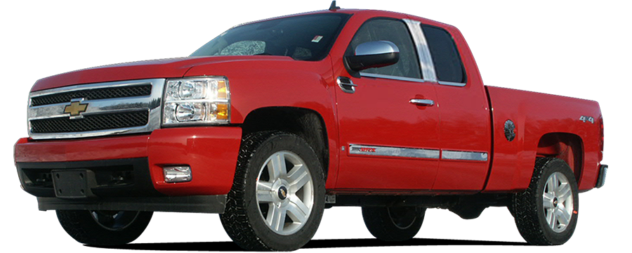 QAA Chrome Tailgate Trim For 2007-2013 Chevrolet Silverado - 2-door 4-door Pickup Truck