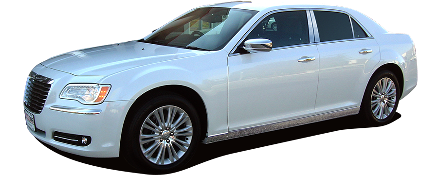 QAA Chrome Rocker Panels For 2011-2023 Chrysler 300 - 4-door Sedan