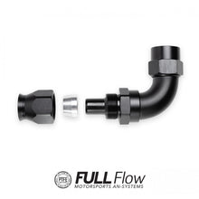 Load image into Gallery viewer, Nuke Performance Full Flow PTFE Hose End Fitting 45 Degree AN-6