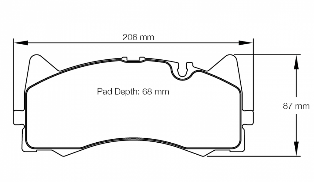 Pagid Racing 8257 RSL29 Compound Brake Pads