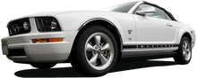 Load image into Gallery viewer, QAA Chrome Tail Light Bezels For 2005-2009 Ford Mustang - 2-door Coupe Convertible
