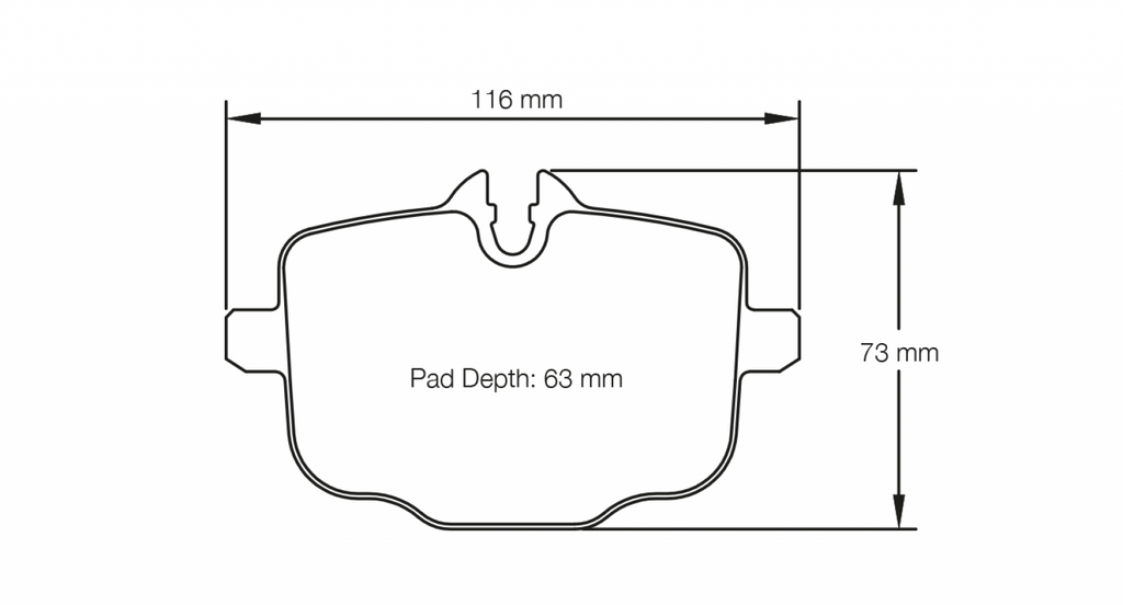 Pagid Racing 4932 RSC1 Compound Brake Pads
