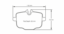 Load image into Gallery viewer, Pagid Racing 4932 RSC1 Compound Brake Pads