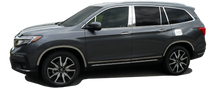 Load image into Gallery viewer, QAA Chrome Wheel Well Accent Trim For 2016-2022 Honda Pilot - 4-door SUV