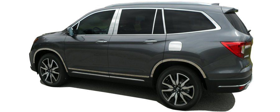 QAA Chrome Wheel Well Accent Trim For 2016-2022 Honda Pilot - 4-door SUV