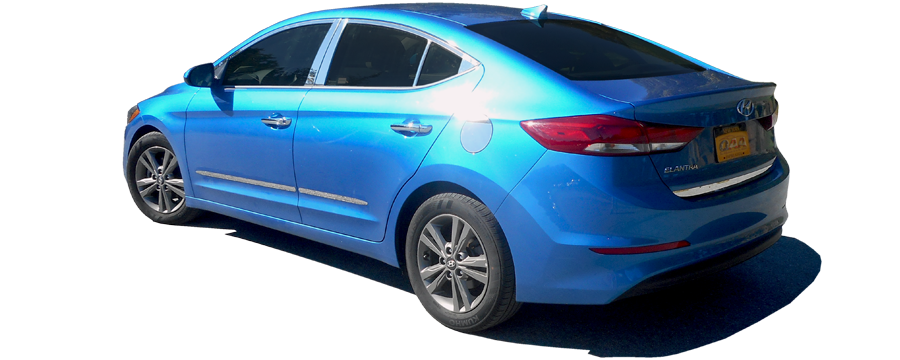 QAA Chrome Window Trim For 2017-2020 Hyundai Elantra - 4-door Sedan