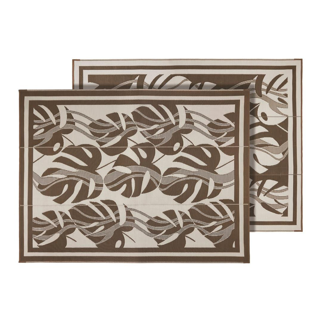 FAULKNER 48933 Patio Mat Reversible Design Is Crafted With Lightweight  100 Percent Polypropylene