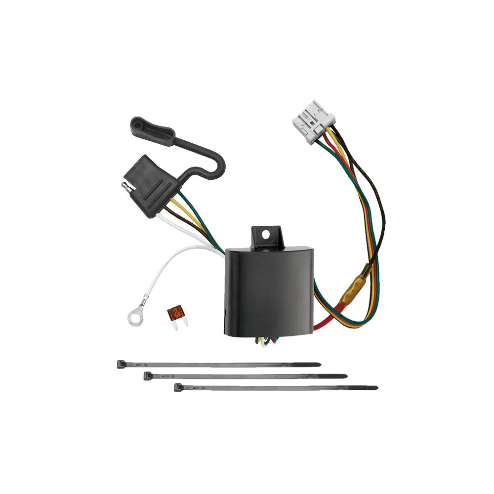 TEKONSHA 118438 Trailer Wiring Connector Solid  Weatherproof  One-Piece Construction And Factory Appearance