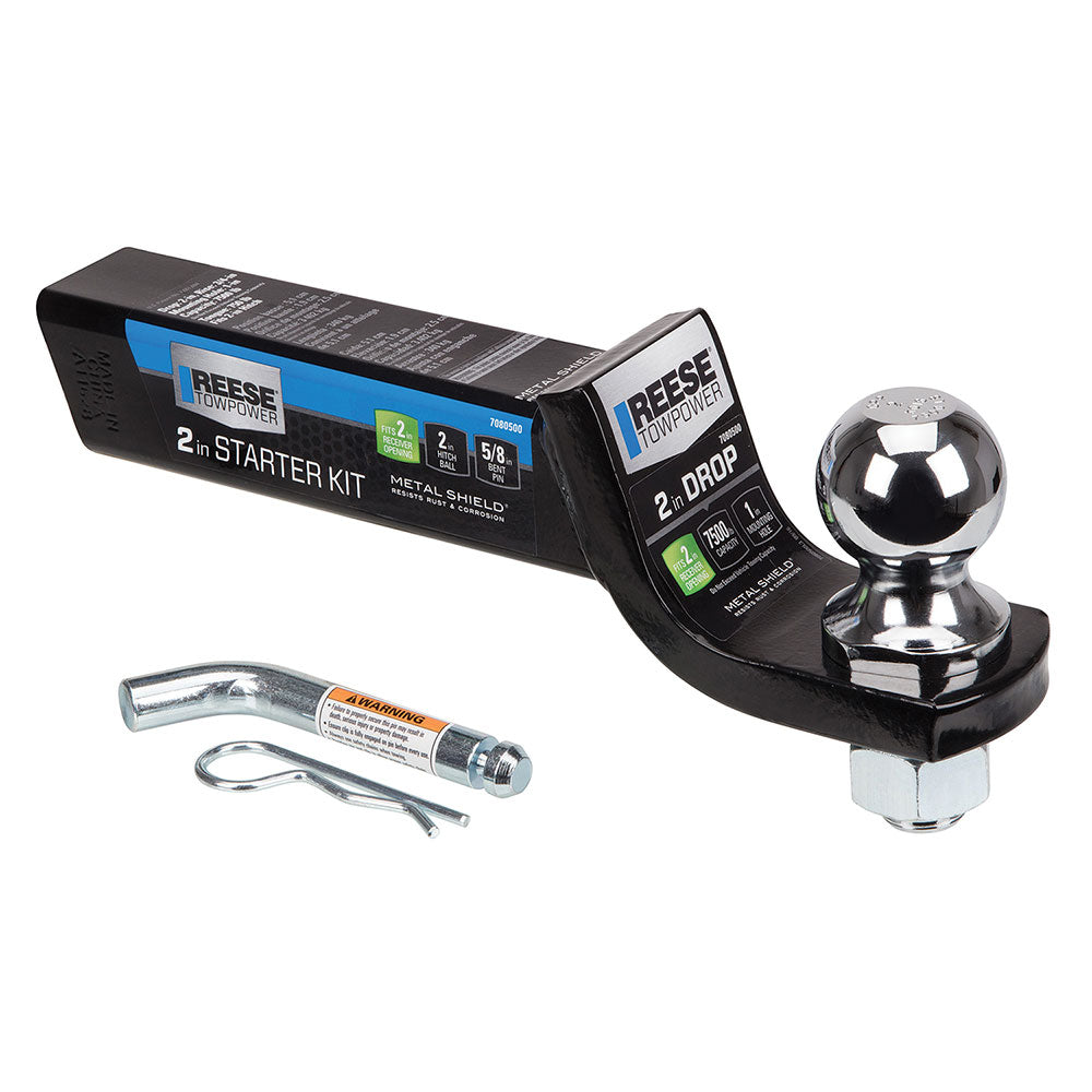 REESE 7080500 Trailer Hitch Ball Mount 7 500 Pound Capacity