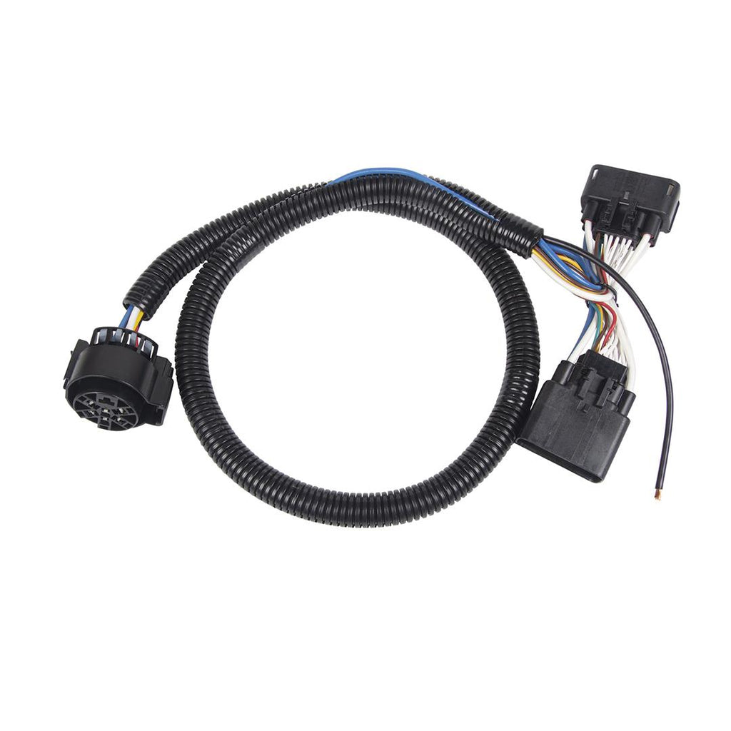 TEKONSHA 22124 Trailer Wiring Connector Allows For Fully Functional 7-Way (Tail Lights  Left Or Right Turn  Brake  Reverse  Electric Brakes And 12 Volt +)