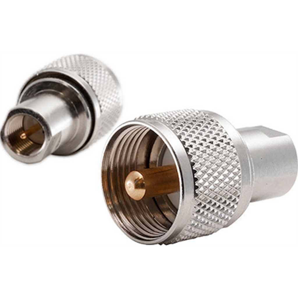 KJM FME-PL259-1 Coaxial Cable Adapter High-Grade Design Delivers Extended Lifespan