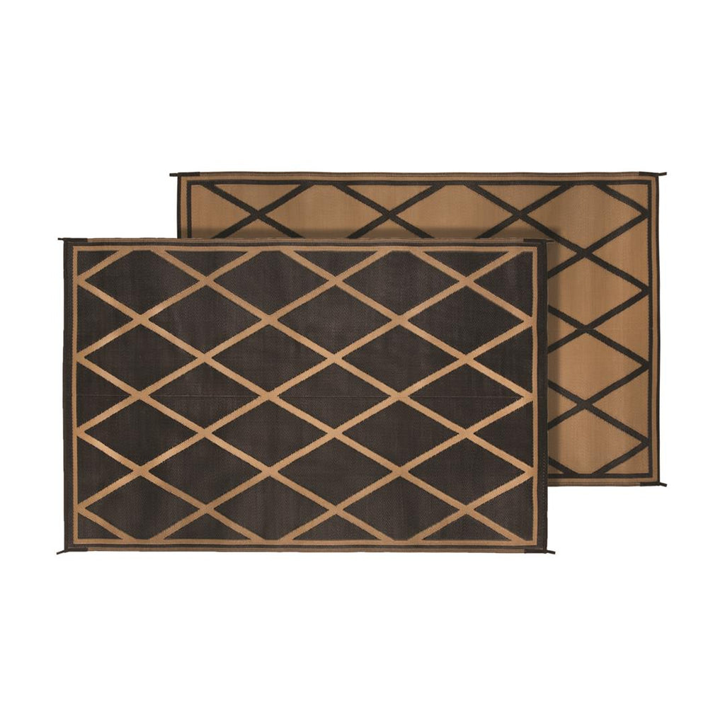 FAULKNER 68900 Patio Mat Reversible Design Is Crafted With Lightweight  100 Percent Polypropylene