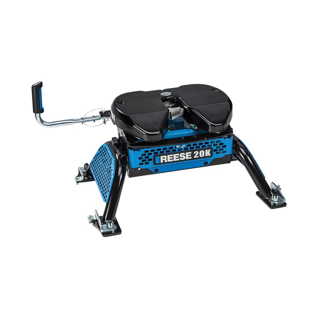 REESE 30890 Fifth Wheel Trailer Hitch Comfortable  Quiet Ride Provided By Dual Independent Pivot Bushings With Shock Dampening