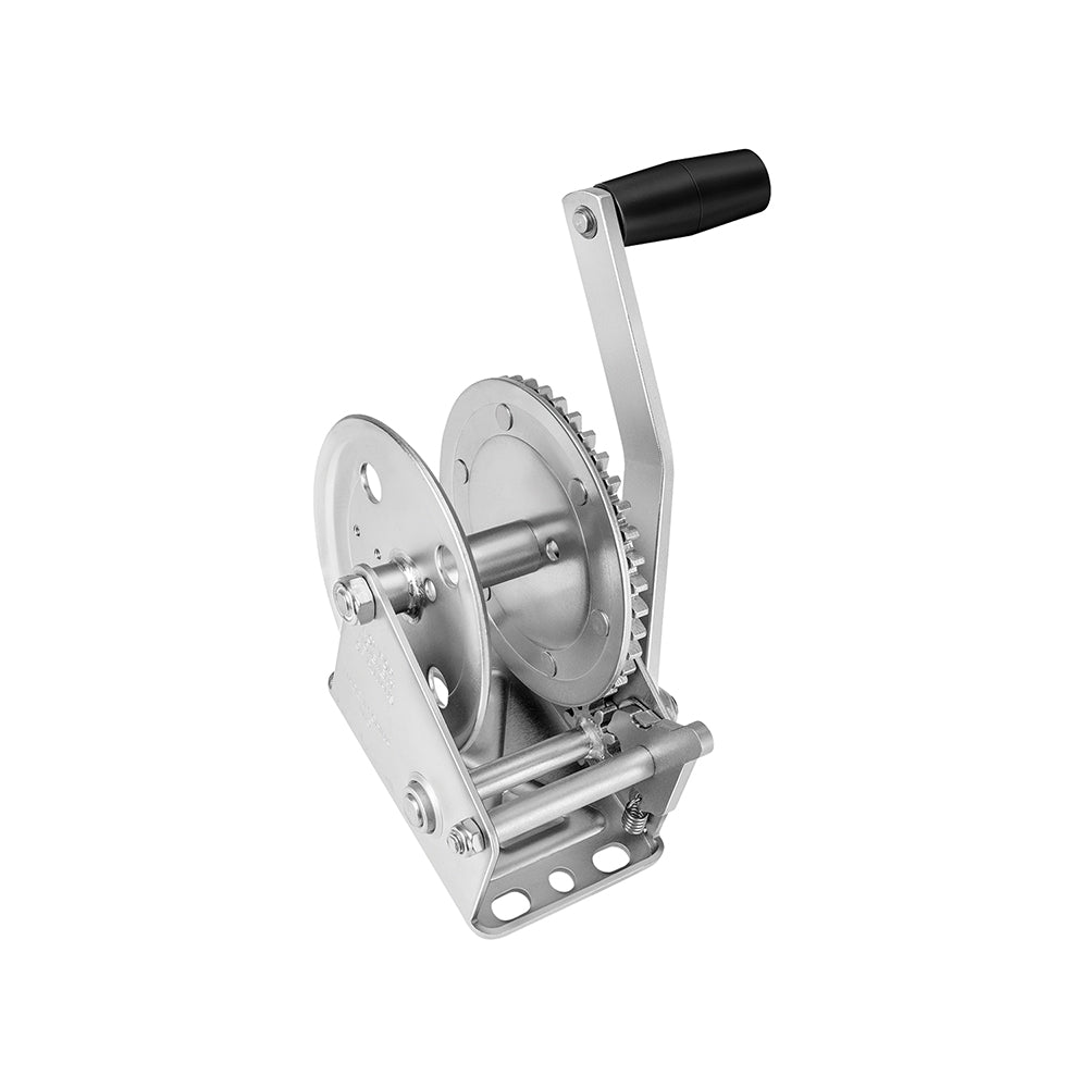 FULTON 142103 Trailer Boat Winch Featuring Solid Drum Gear Construction  Factory-Lubricated Drive Systems