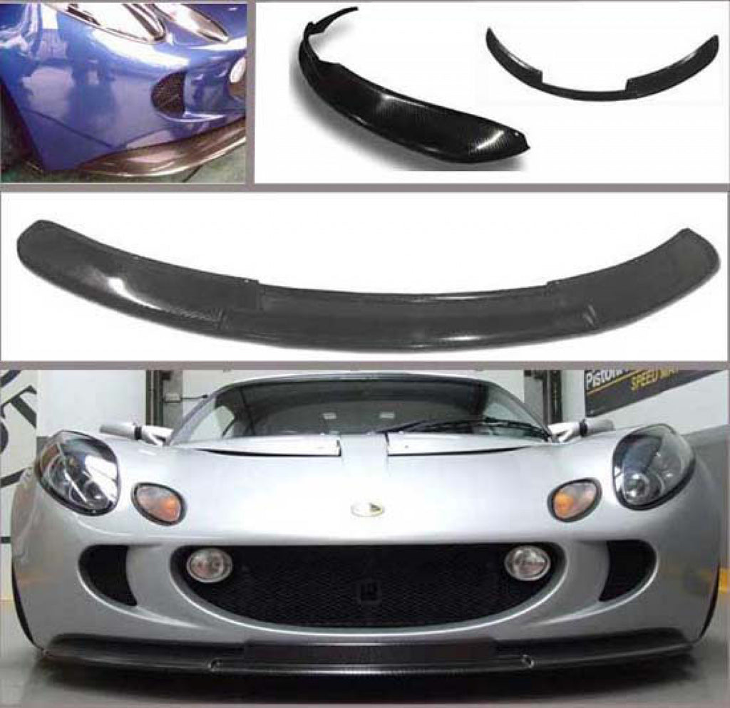 Reverie Lotus Exige S2 Carbon Fibre Front Spoiler - Bolt On, OEM Style, Lacquered