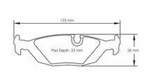 Load image into Gallery viewer, Pagid Racing BMW 318is - 3205i (E30) RSL19 Rear Brake Pads