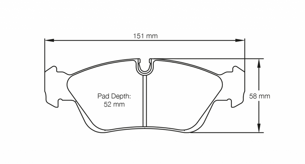 Pagid BMW E36/E46 318is - 325i Front Brake Pads