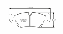 Load image into Gallery viewer, Pagid BMW E36/E46 318is - 325i Front Brake Pads