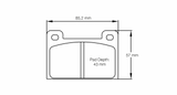 Pagid Racing 8067 RSH42 Compound Brake Pads