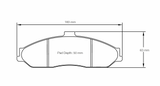 Pagid Racing 2213 RSL29 Compound Brake Pads