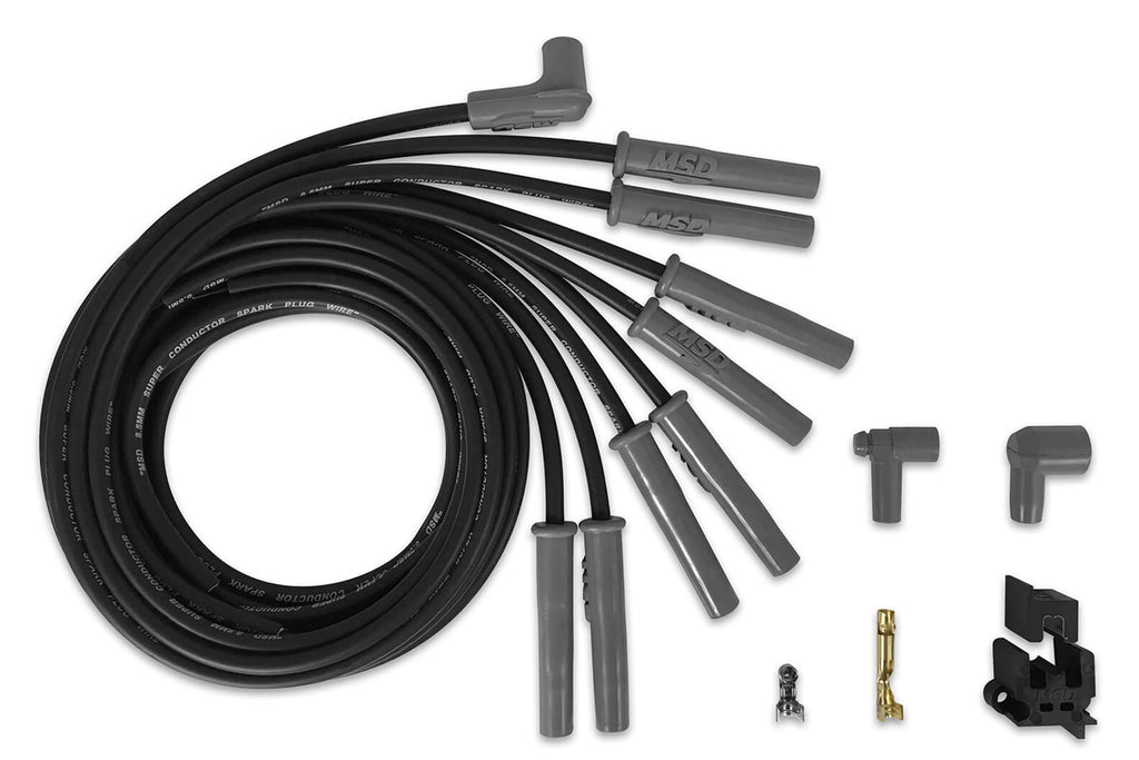 MSD 31183  -  8.5MM Spark Plug Wire Set - Black