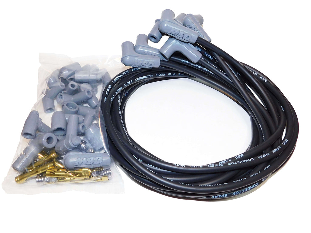 MSD 31233  -  8.5MM Spark Plug Wire Set - Black