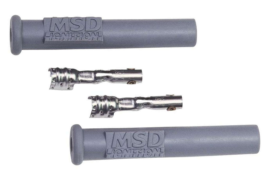 MSD 3301  -  Straight Spark Plug Boots- 2 Per Card