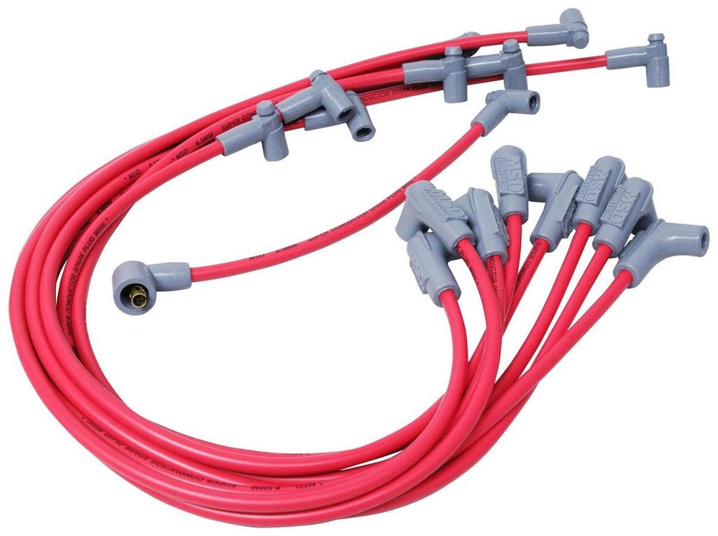 MSD 35599  -  8.5MM Spark Plug Wire Set - Red